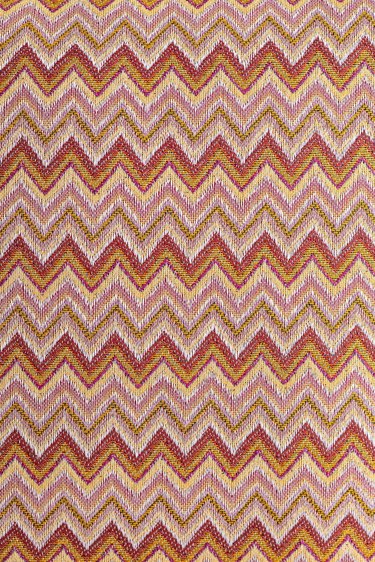 Zigzag Desen Yuvarlak Minder