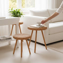 Premium Rattan 3'lü Sehpa Seti
