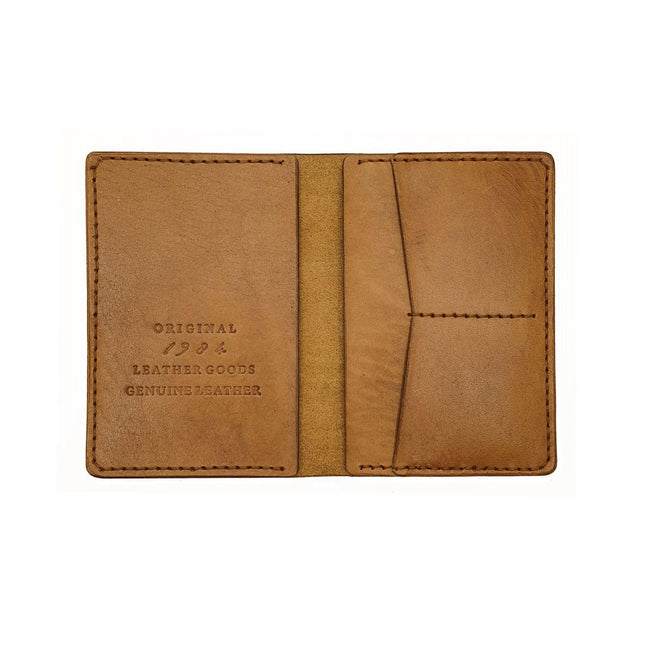 1984 Leather Goods - Pasaport Kılıfı - Taba - Pasaport Kılıfı