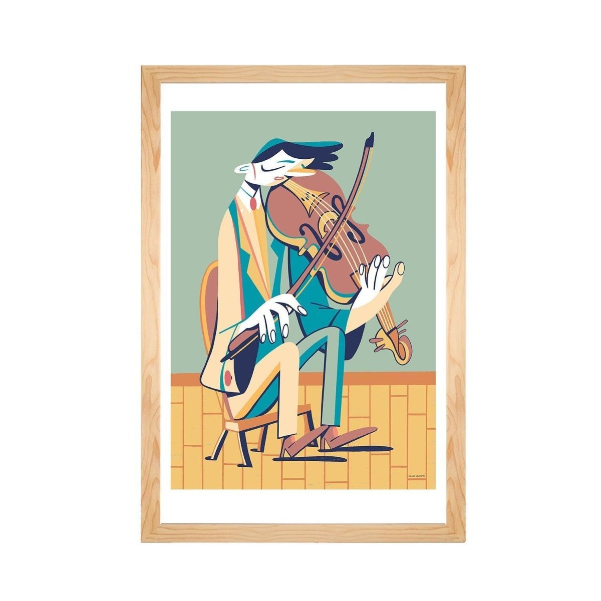 A Ballad To Myself - Kendime Kendimden Bir Şarkı Fine Art Baskı Poster