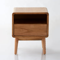 Ark Komodin-Komodin-NOW FURNITURE-Tek Çekmece-Meşe-NowShopFun