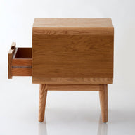 Ark Komodin-Komodin-NOW FURNITURE-İki Çekmece-Meşe-NowShopFun