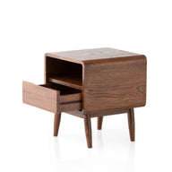 Ark Komodin-Komodin-NOW FURNITURE-İki Çekmece-Meşe-NowShopFun