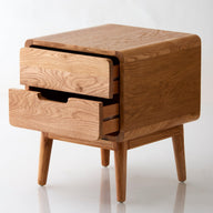 Ark Komodin-Komodin-NOW FURNITURE-İki Çekmece-Meşe-NowShopFun