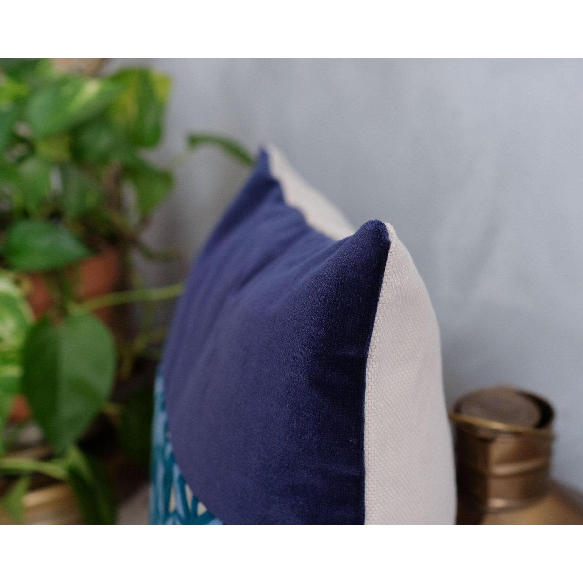 Art Deco Mavi Özel Tasarım Unique Yastık Kılıfı