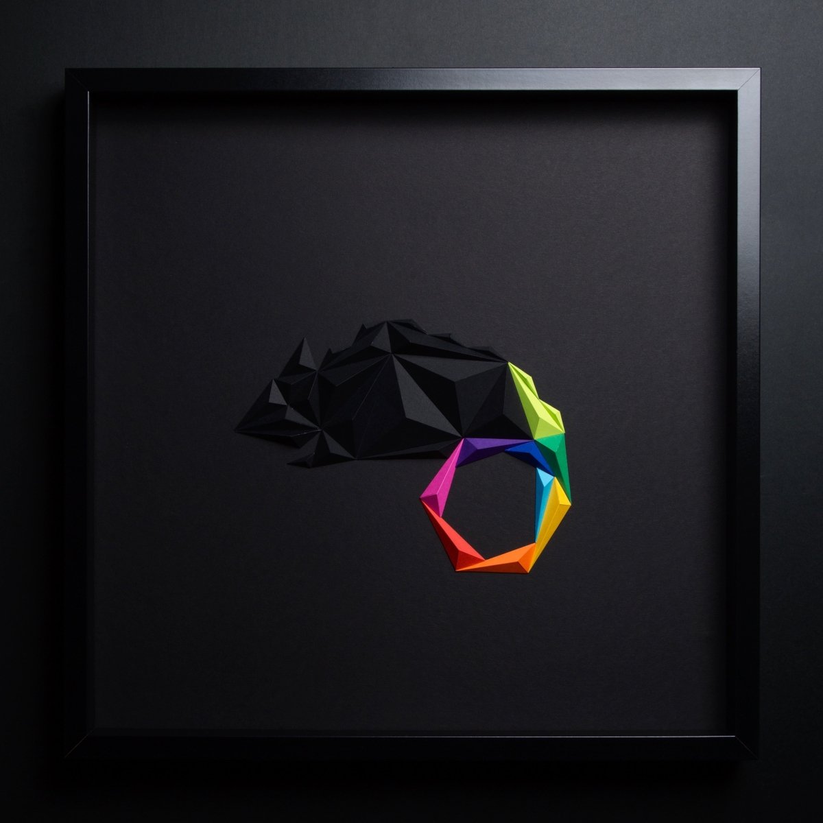 Chameleon - Black / Multicolor Tablo