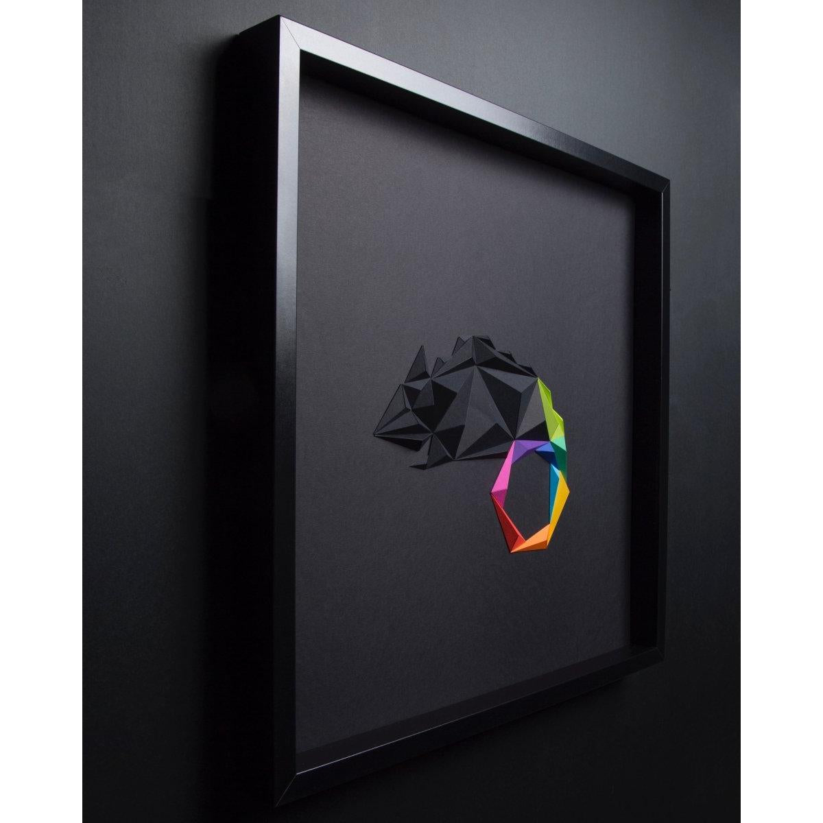 Chameleon - Black / Multicolor Tablo