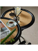 Circle Rattan Sehpa