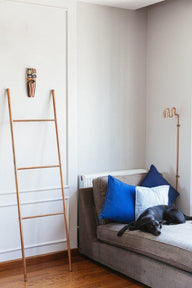 Cliff Bakır Dekoratif Merdiven-Askılık-CC Copper Design-Doğal-NowShopFun