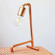 Collahuasi Bakır Masa Üstü Lambası-Masa Lambası-CC Copper Design-Doğal-NowShopFun