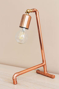 Collahuasi Bakır Masa Üstü Lambası-Masa Lambası-CC Copper Design-Doğal-NowShopFun