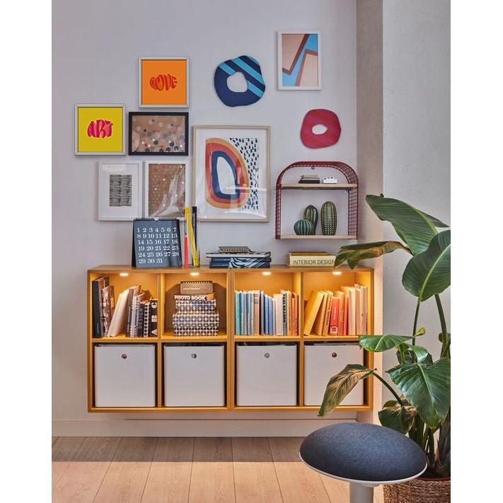 Colorful Word Beyaz Çerçeveli Tablo