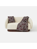 Cozy El Oyması Detaylı Bej Kanepe
