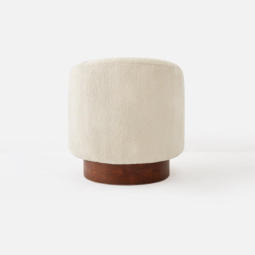 Cozy El Oyması Detaylı Bej Koltuk