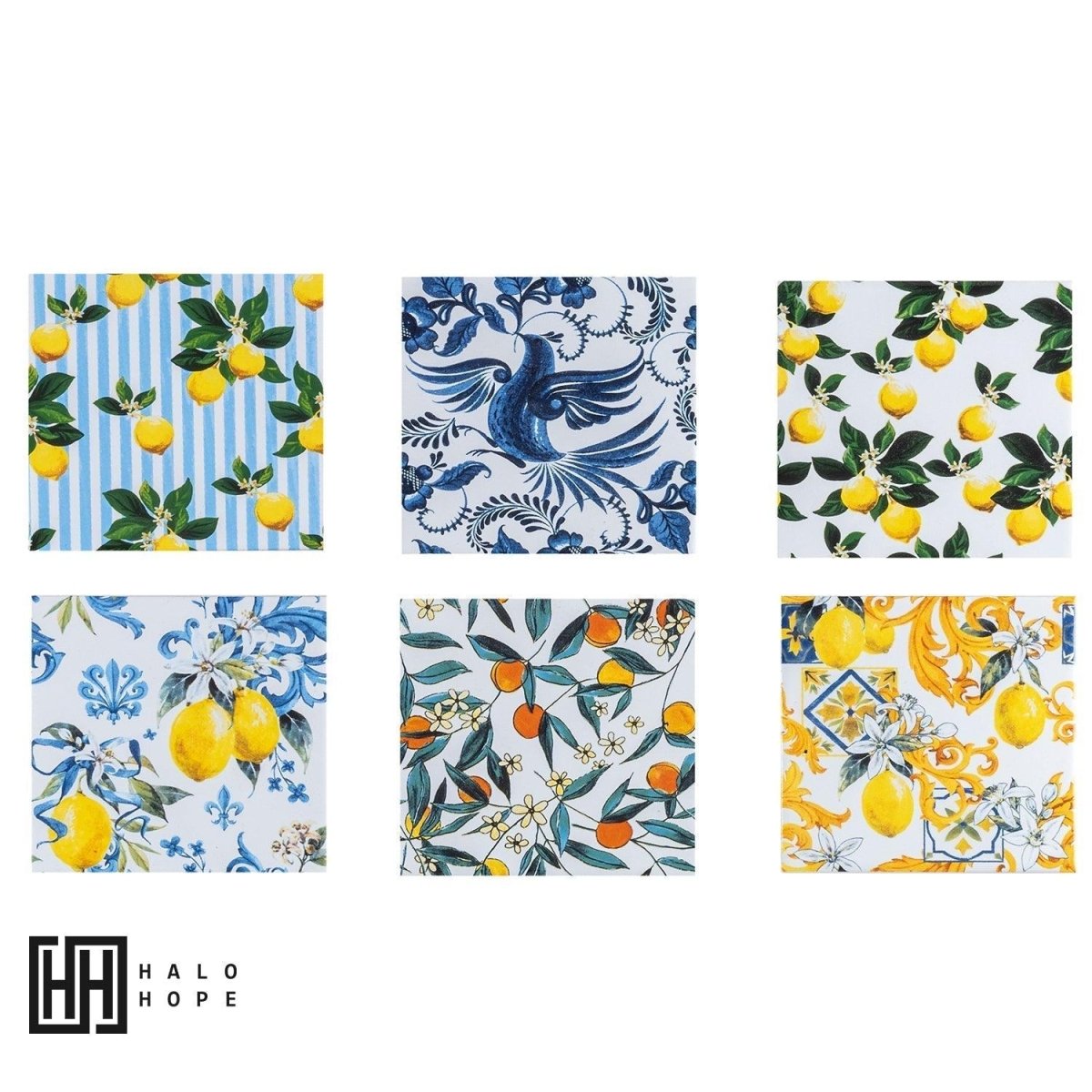 Duvara Asılabilir Meksika Çinili Ahşap Saksı