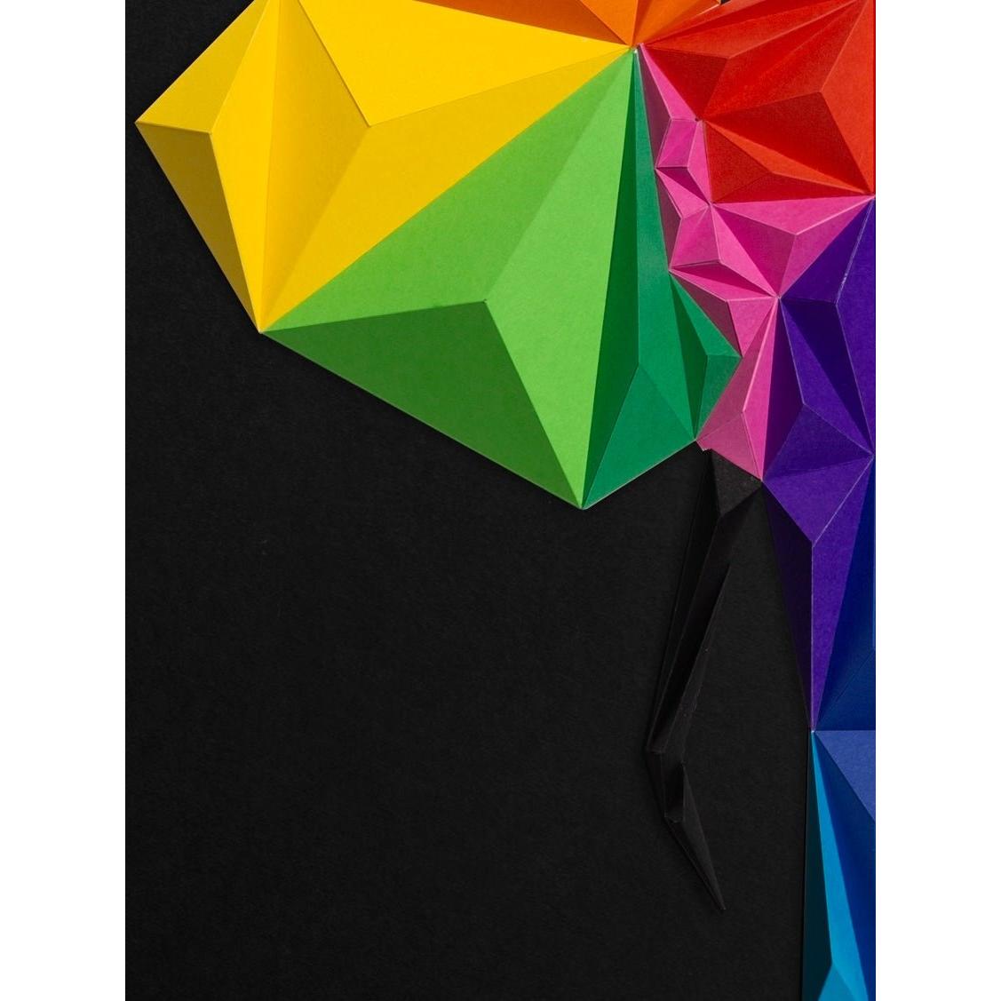 Elephant - Black / Multicolor Tablo