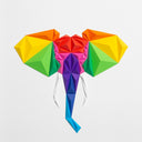 Elephant - White / Multicolor Tablo