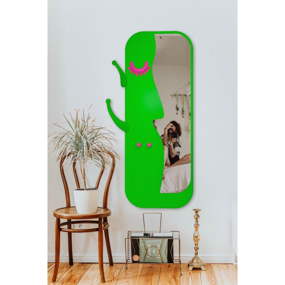 Face to Face M Yeşil Ayna ve Askılık
