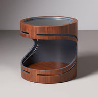 Flow Sehpa Kullanımlı Mini Bar - İçki Dolabı-İçki Dolabı-Gaen Studio-Amerikan Ceviz-NowShopFun