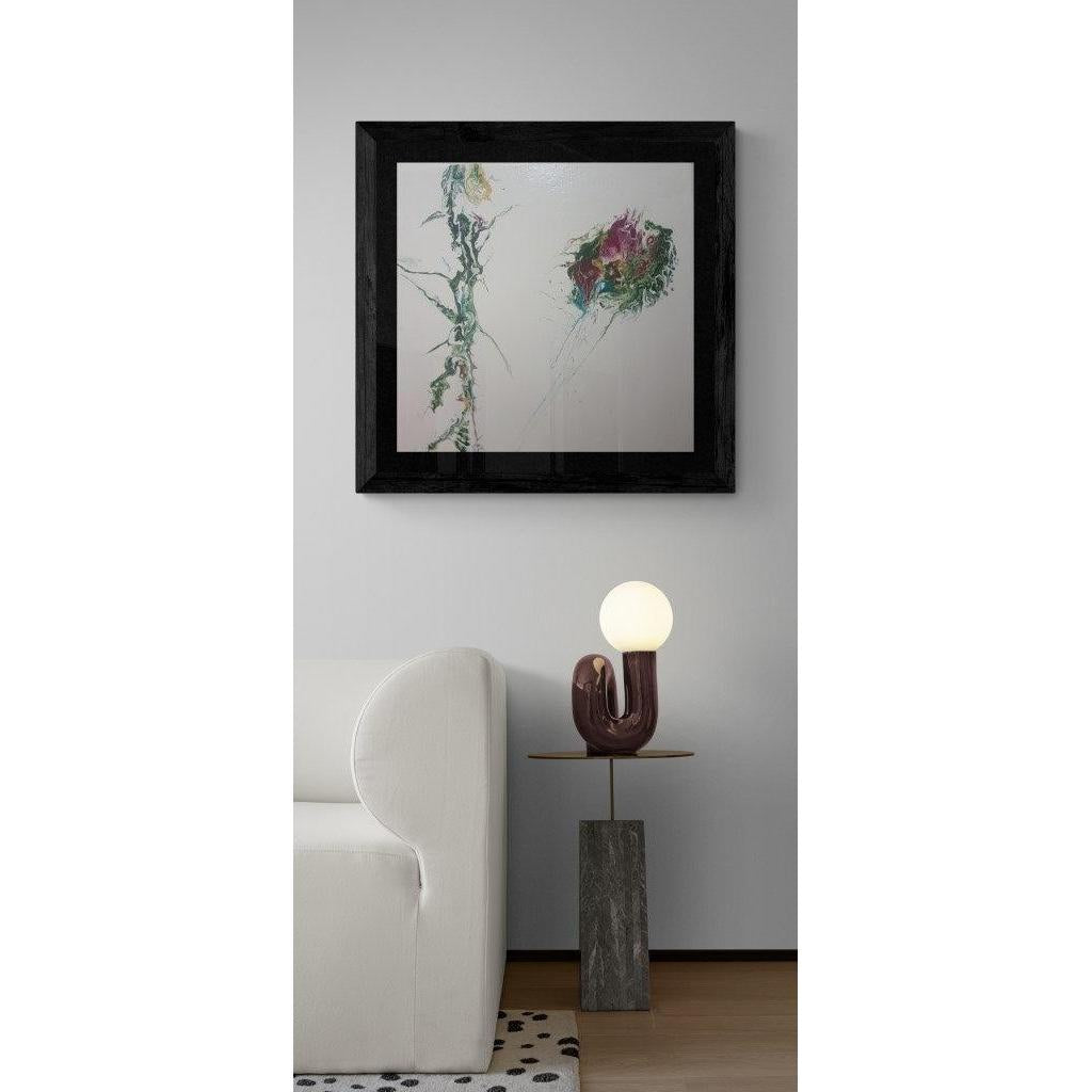 Flying I -Akrilik Boyama 40x40 cm Kare Soyut Kanvas Tablo