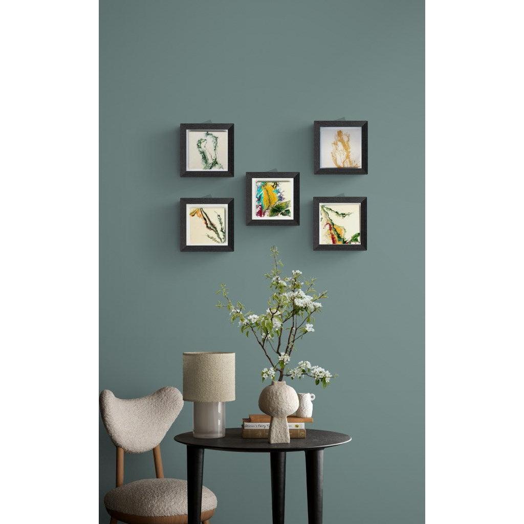 Flying II - Akrilik Boyama 20 x 20 cm Kare Soyut Kanvas Tablo