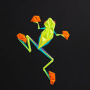 Frog Friend - Black Tablo