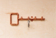 Gibraltar Bakır Anahtarlık-Askılık-CC Copper Design-Doğal-NowShopFun