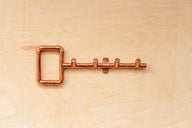 Gibraltar Bakır Anahtarlık-Askılık-CC Copper Design-Doğal-NowShopFun