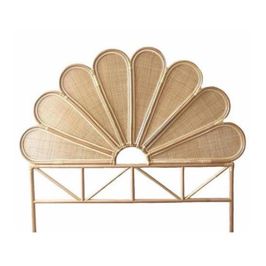 Hasırlı Daisy Rattan Yatak Başı