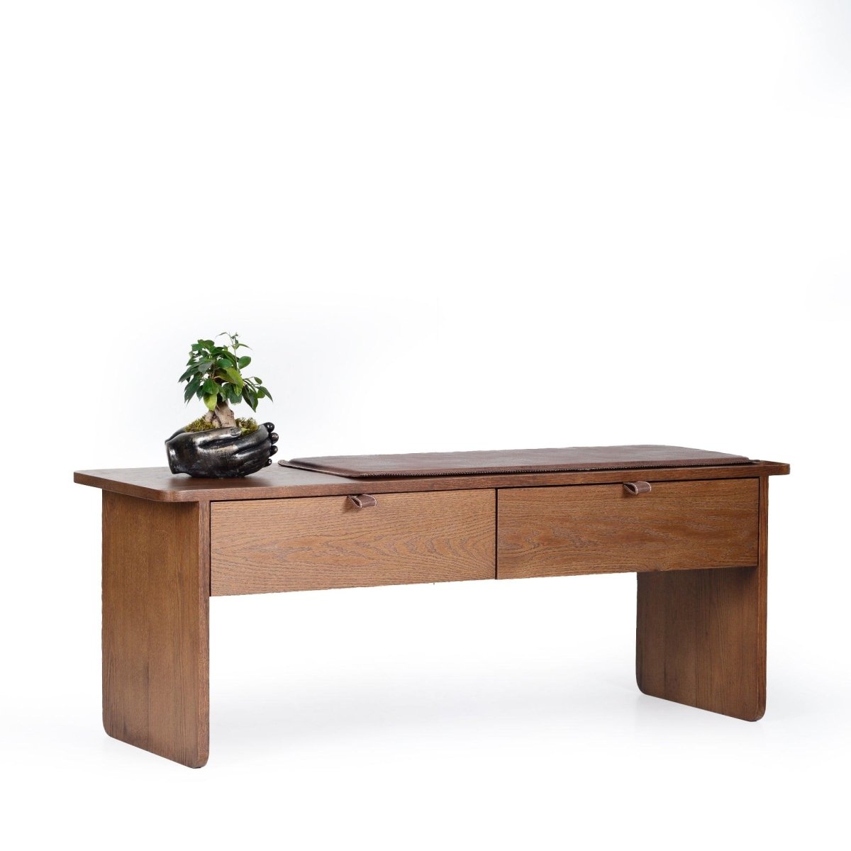 Ananas Hol Bank Çekmeceli Masif Meşe