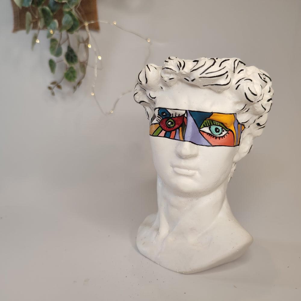 Kübik David Saksı-1