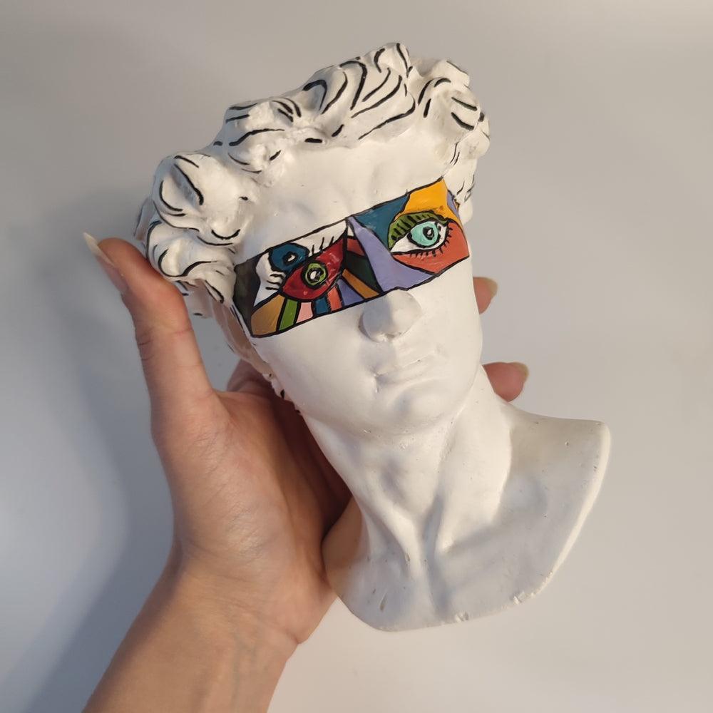 Kübik David Saksı-1