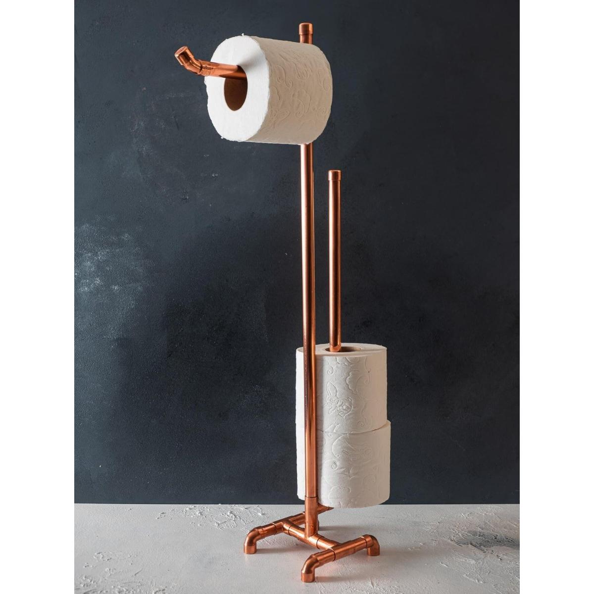 Los Bronces Bakır Tuvalet Kağıtlığı