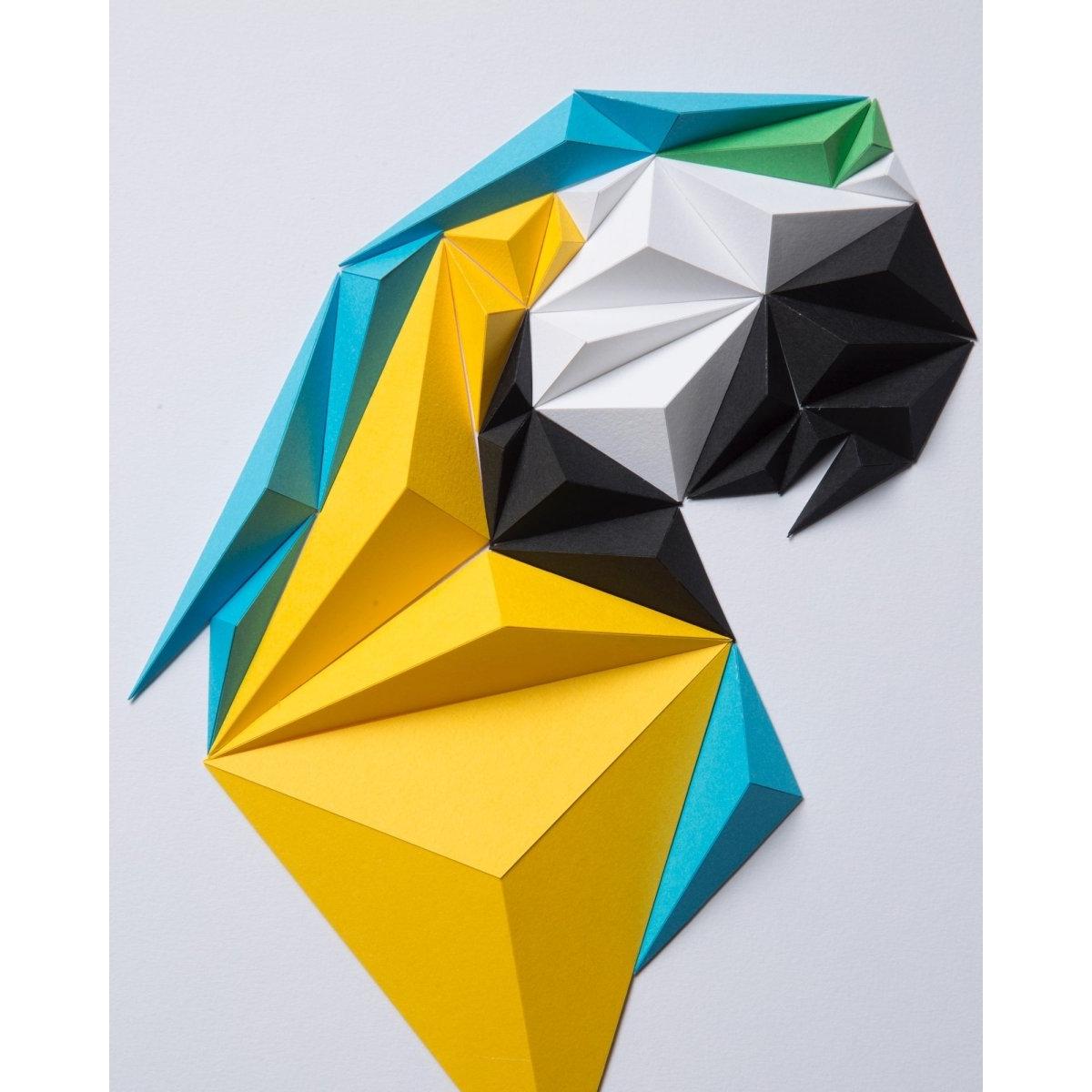 Macaw Portrait Tablo