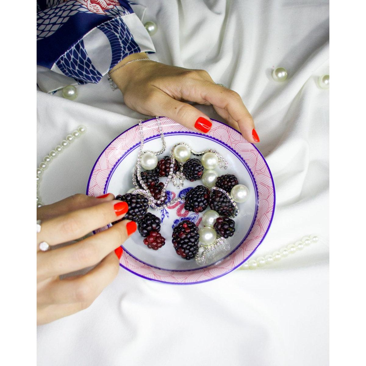 Porselen Kase 16 cm Rose Of Medusa