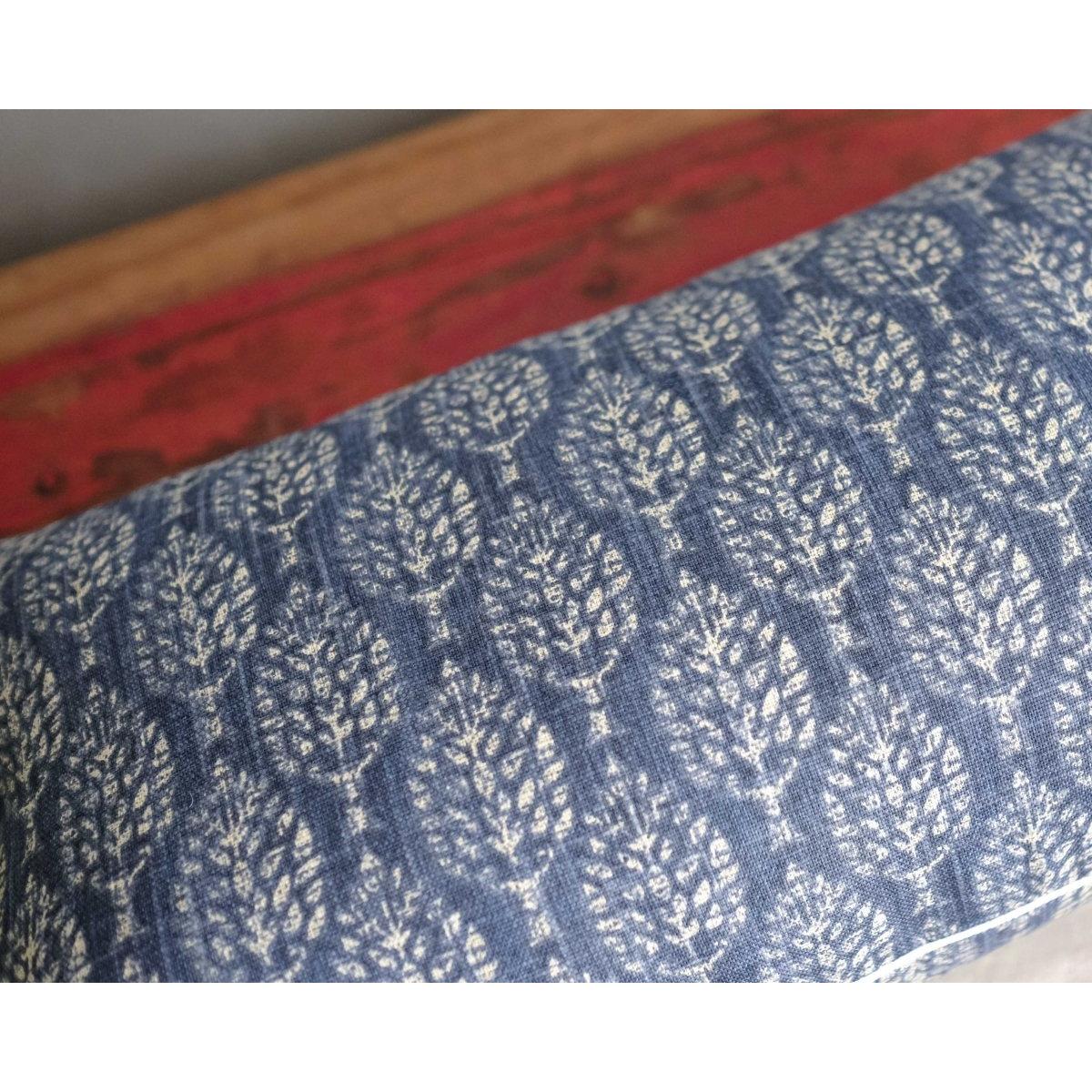 Scandinavian Mavi Dikdörtgen Yastık Kılıfı