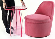 Simple Sehpa-Yan Sehpa-Feza Dsgn-Pembe-NowShopFun
