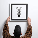 Zebra Portraıt Tablo