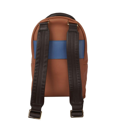 ALLBYB - Grace Leather Backpack Blue pocket - Sırt Çantası