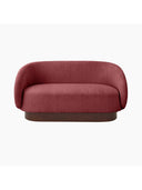 Cozy El Oyması Detaylı Bordo Meşe Kanepe