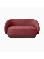 Cozy El Oyması Detaylı Bordo Meşe Kanepe