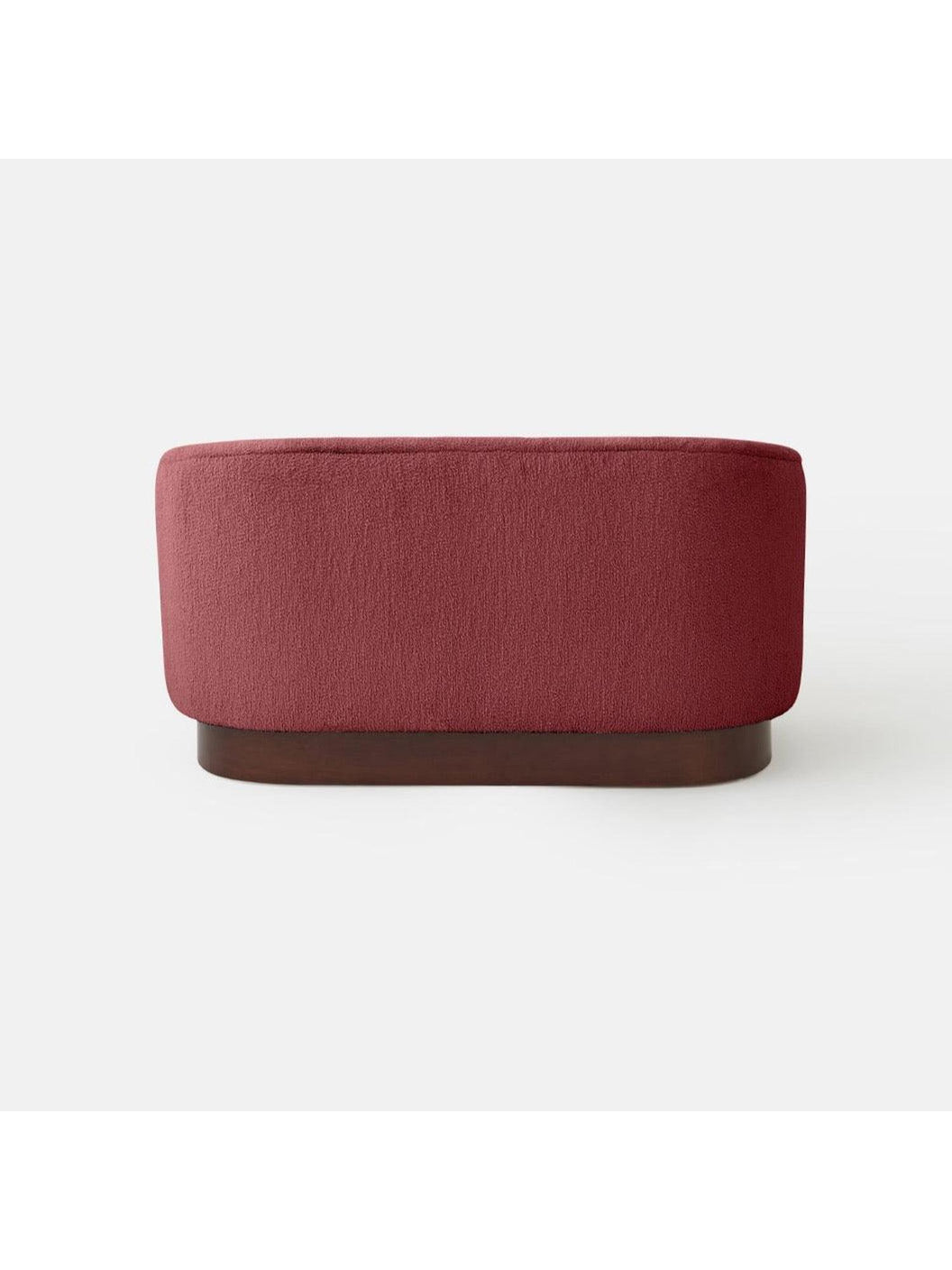 Cozy El Oyması Detaylı Bordo Meşe Kanepe
