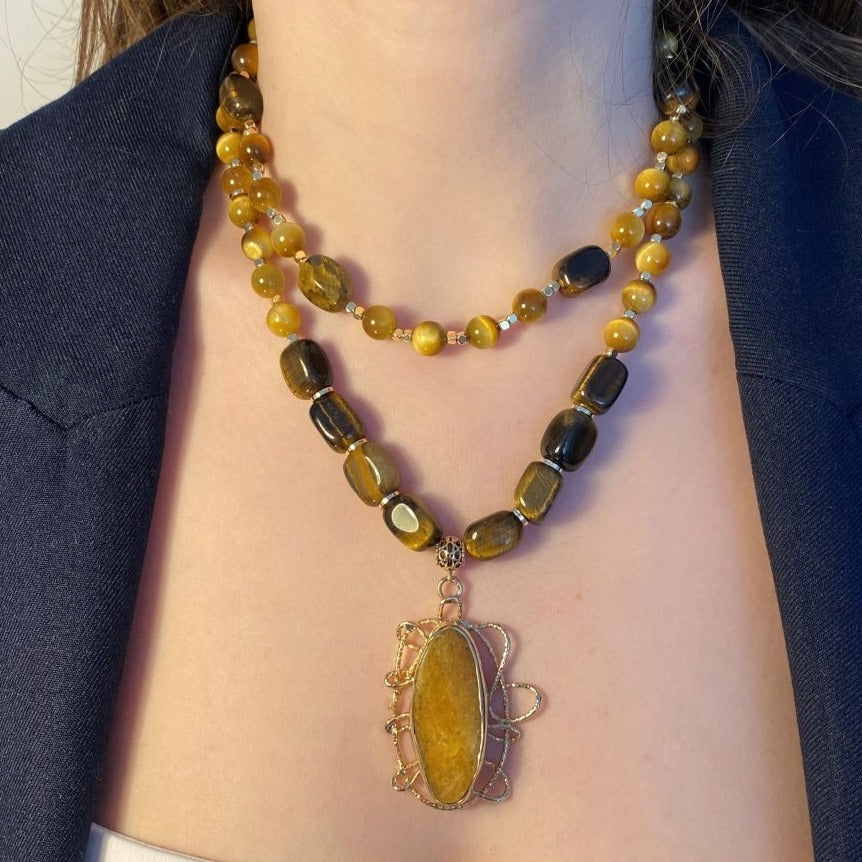 AtelierOre - Artemis Tiger Eye's Kolye - Kolye