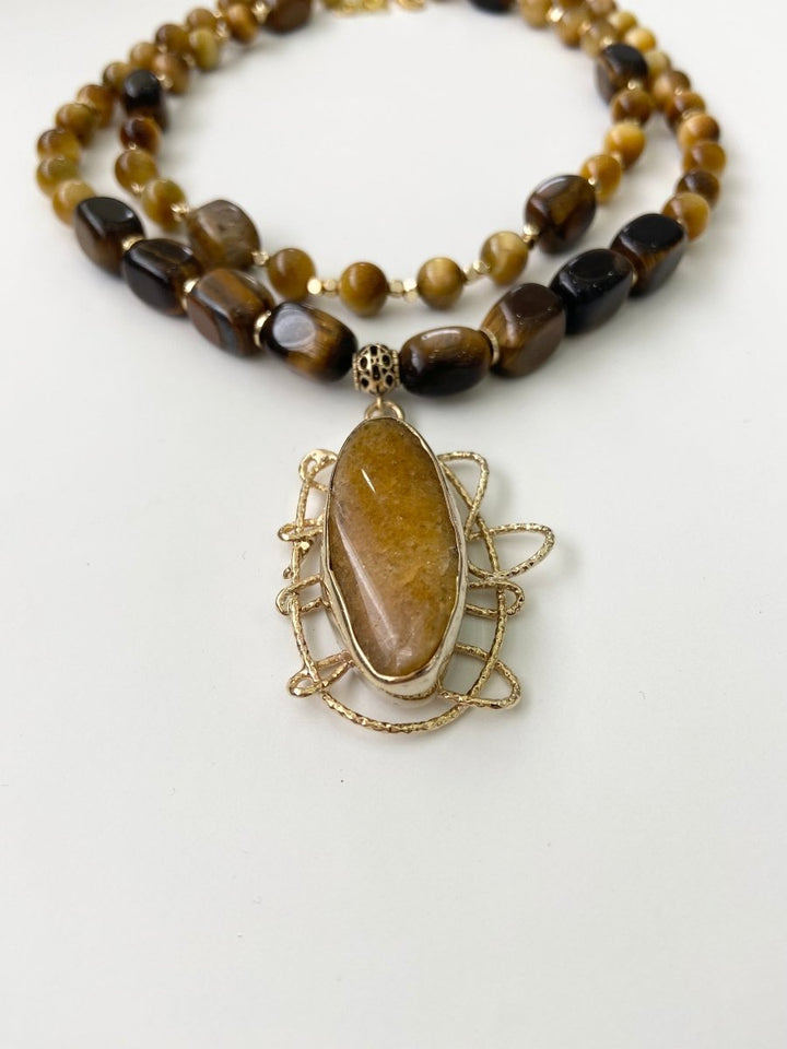 AtelierOre - Artemis Tiger Eye's Kolye - Kolye