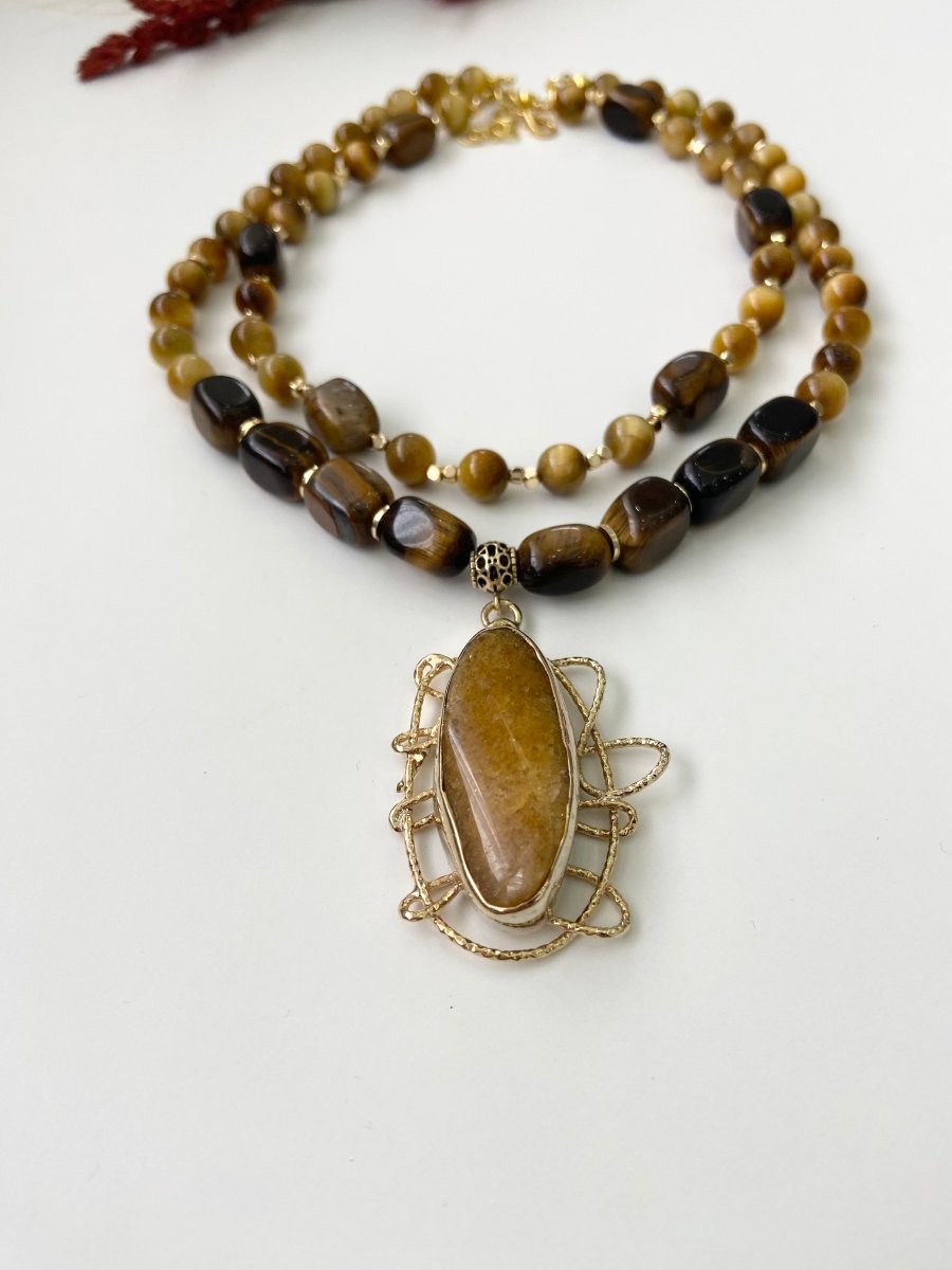 AtelierOre - Artemis Tiger Eye's Kolye - Kolye