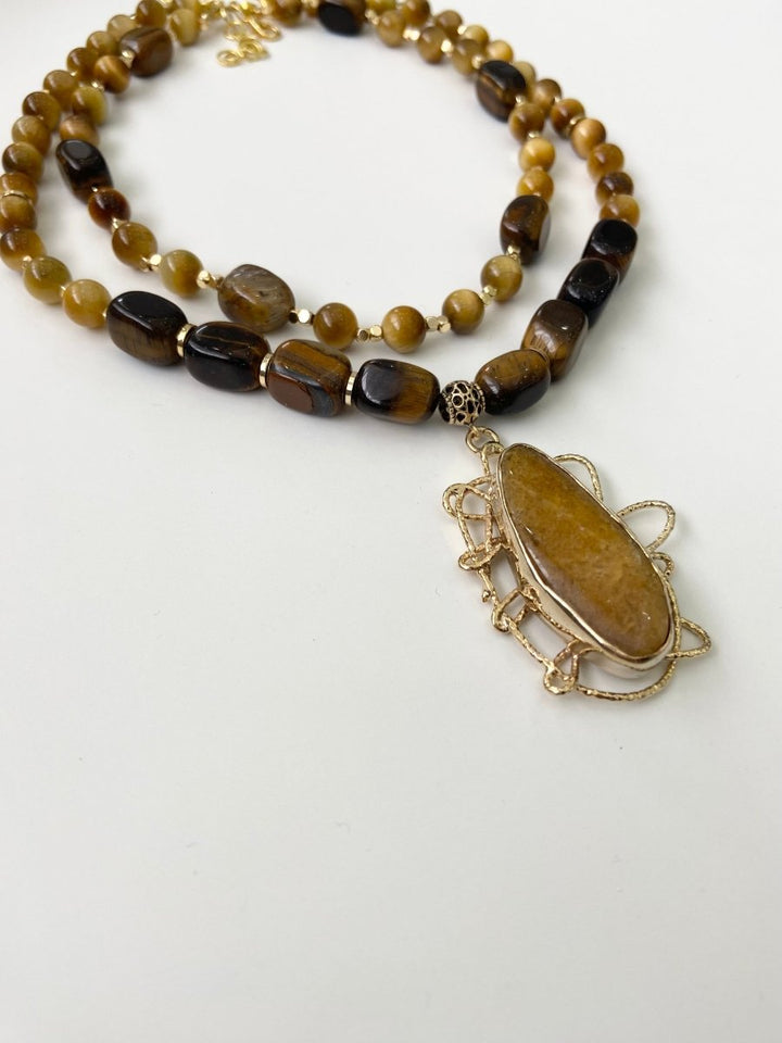 AtelierOre - Artemis Tiger Eye's Kolye - Kolye