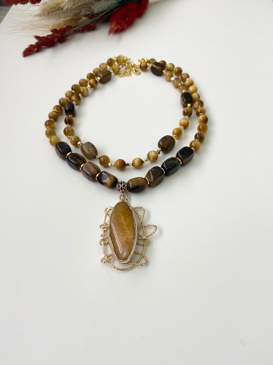 AtelierOre - Artemis Tiger Eye's Kolye - Kolye