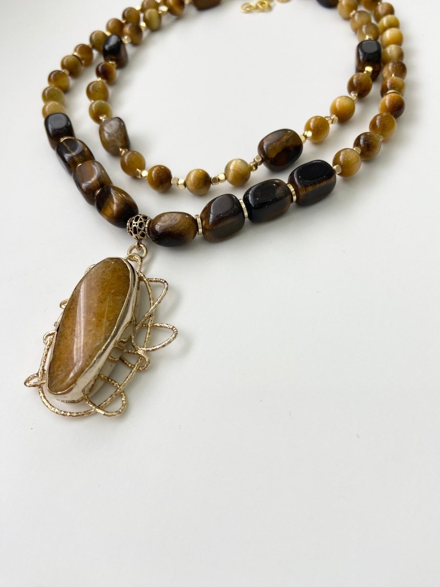 AtelierOre - Artemis Tiger Eye's Kolye - Kolye