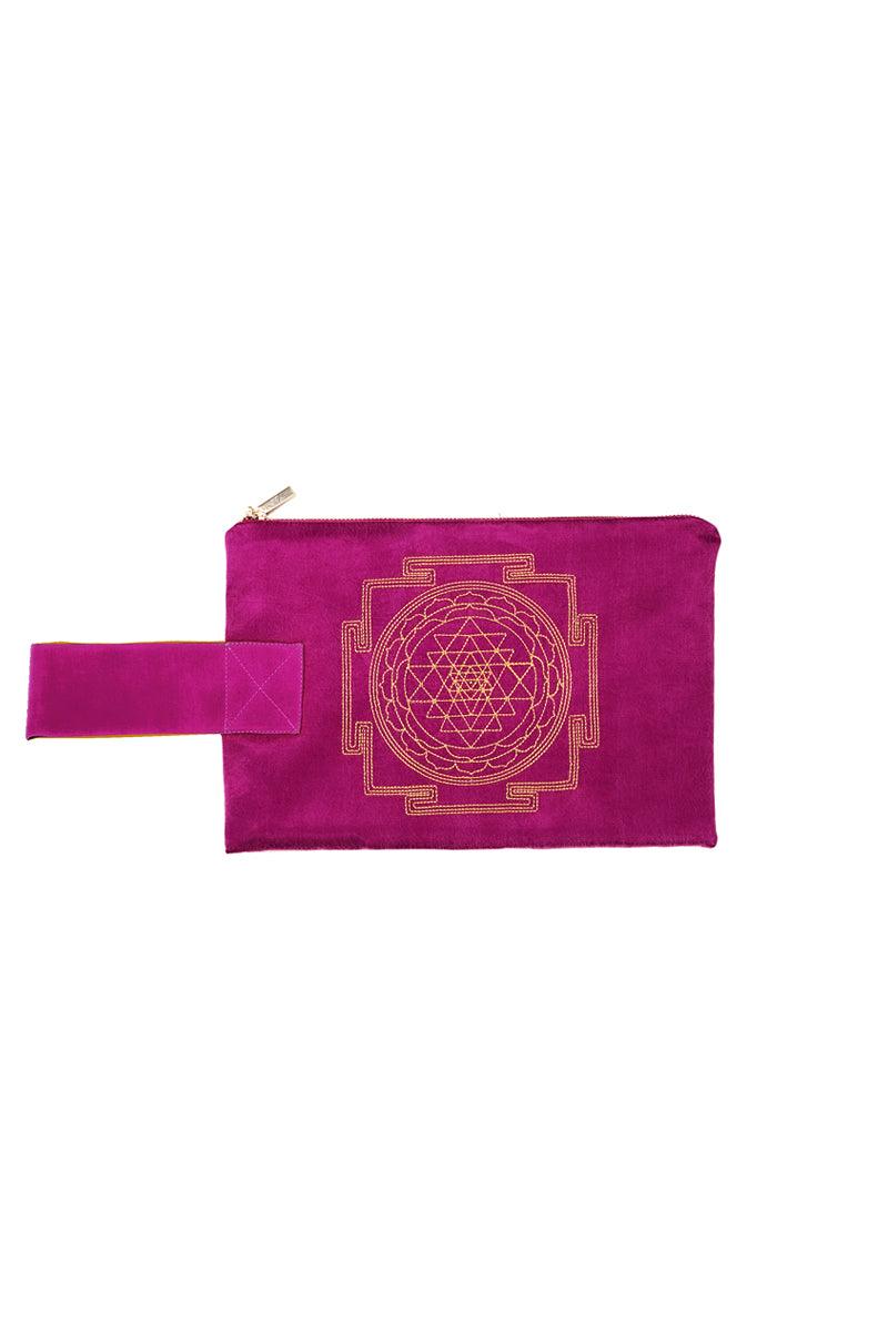 Ayanas - Sri Yantra Clutch Çanta - Amethyst - Clutch