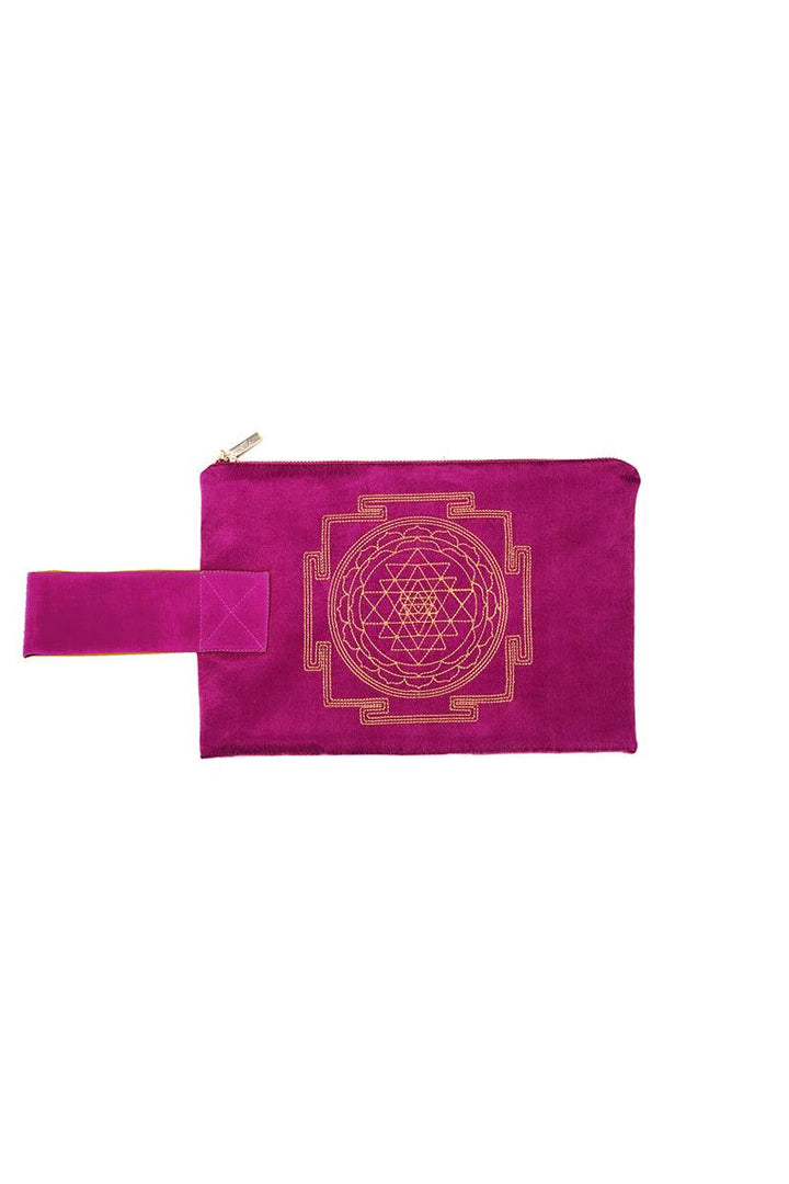 Ayanas - Sri Yantra Clutch Çanta - Amethyst - Clutch